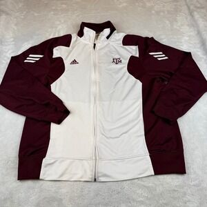 Adidas Texas A&M Aggies‎ Climalite Full Zip Track Jacket XL